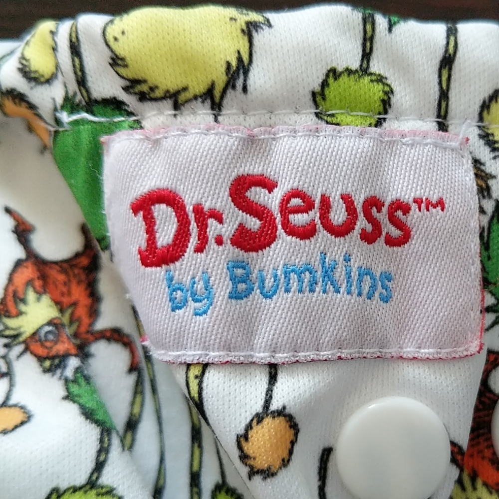 Dr. Seuss by Bumkins Lorax Cloth Diaper - EUC